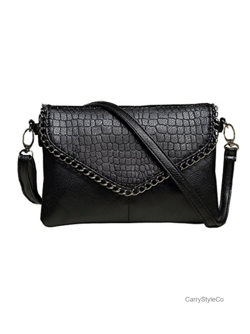 Women's Small Shoulder Bag with Detachable Strap for Evening Party or Work